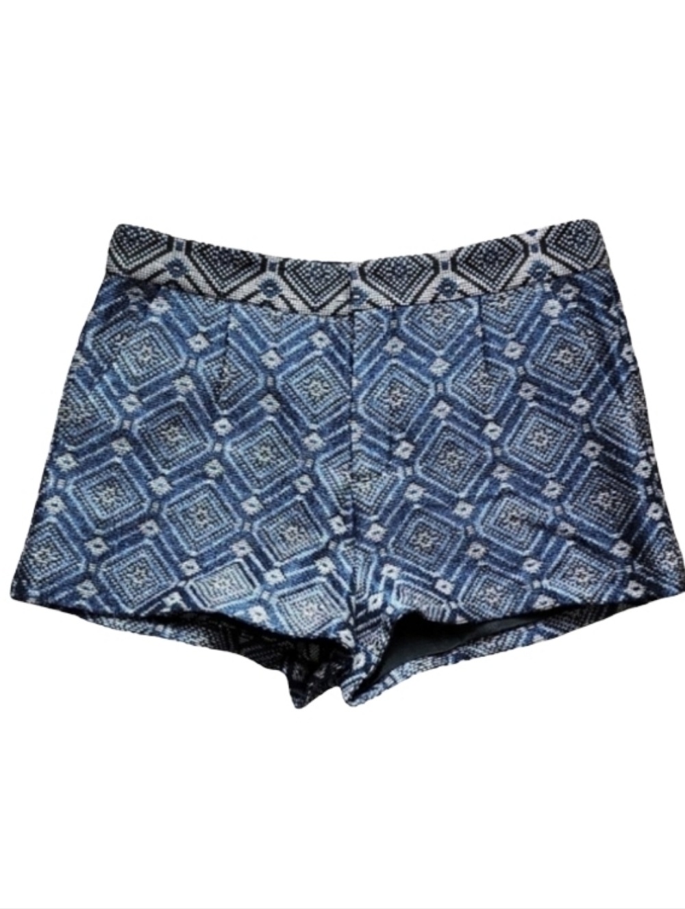 NWT Jovonna London Geometric Jaquard Tailored‎ Shorts Women's Size 6